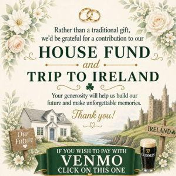 Trip to Ireland 2027 + House Fund