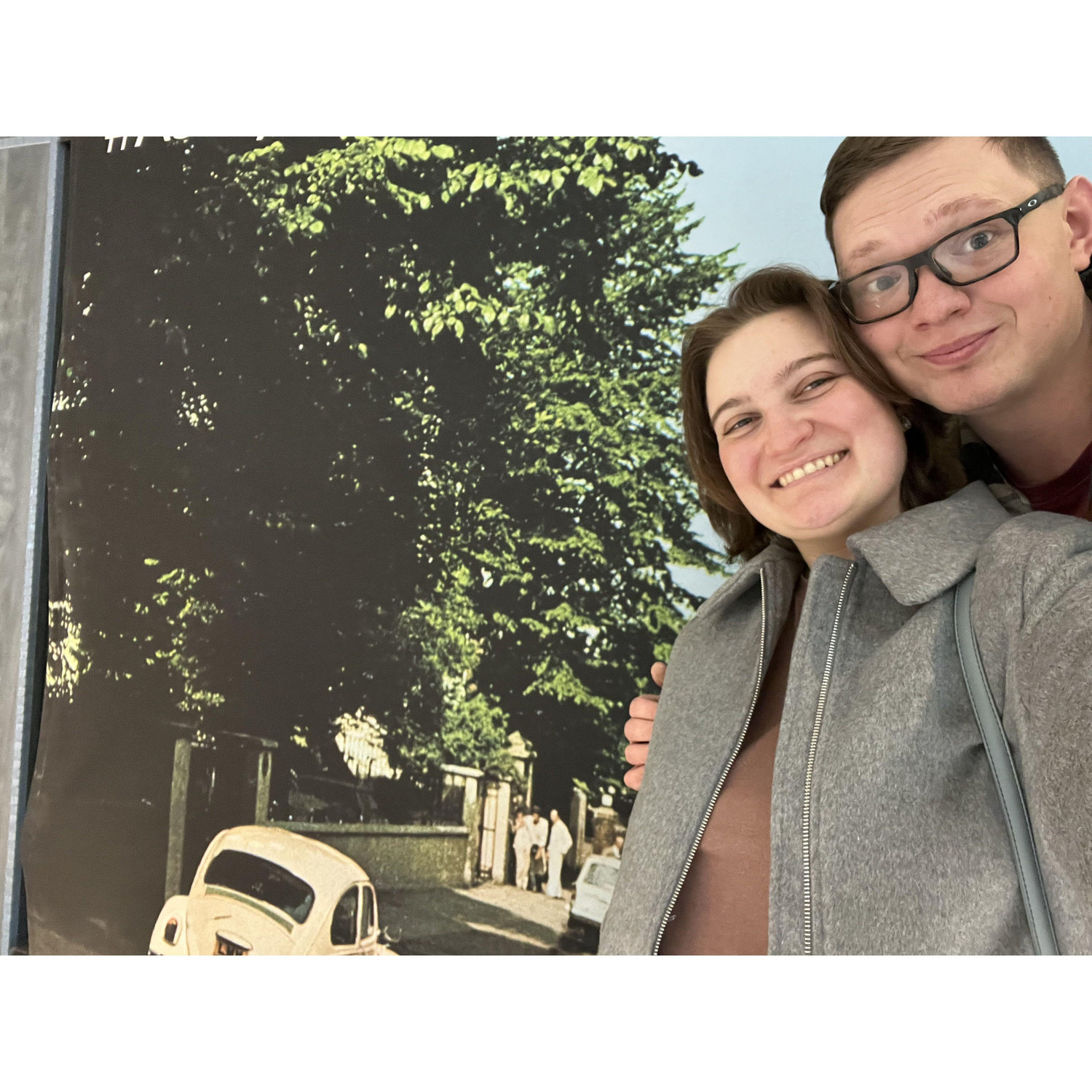 Our trip to Abbey Road!! (A.K. A. our trip to the mall which had a super cool Abbey Road backdrop, haha!)