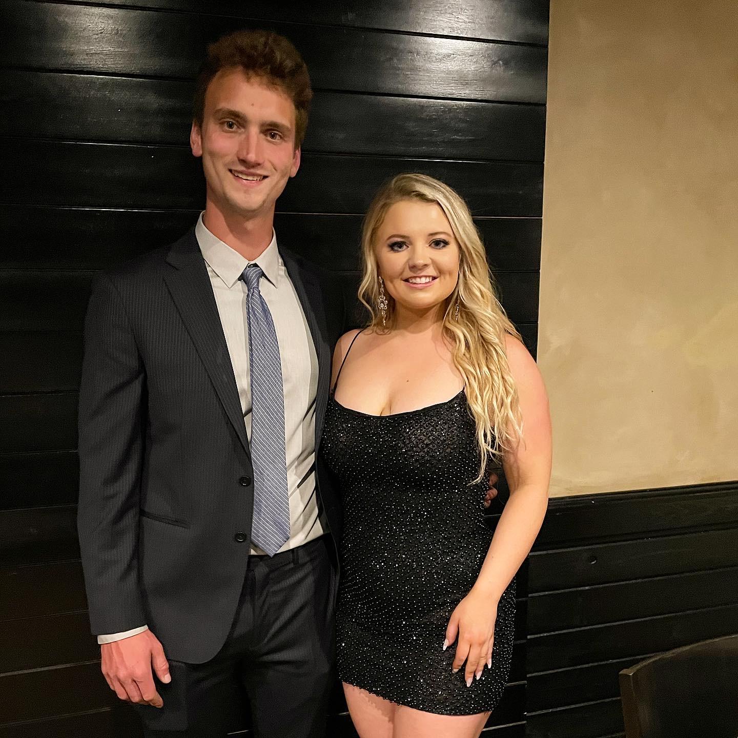This was the first event we went to as a couple. Bow Ball to end my college rowing career!