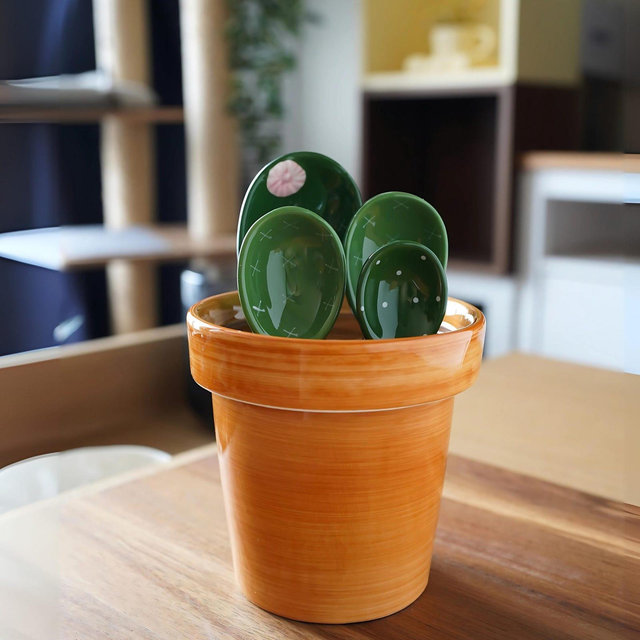 Cactus Measuring Spoons Set/Measuring Cup/Cute Gift/Kitchen Tool/Plant Decor/ Cookware/Birthday/Kid/Bakeware/Housewarming Gift/Father’s day