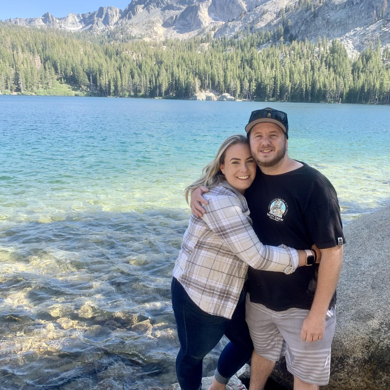 Lake George in August 2020, Caitlin's first trip to Mammoth