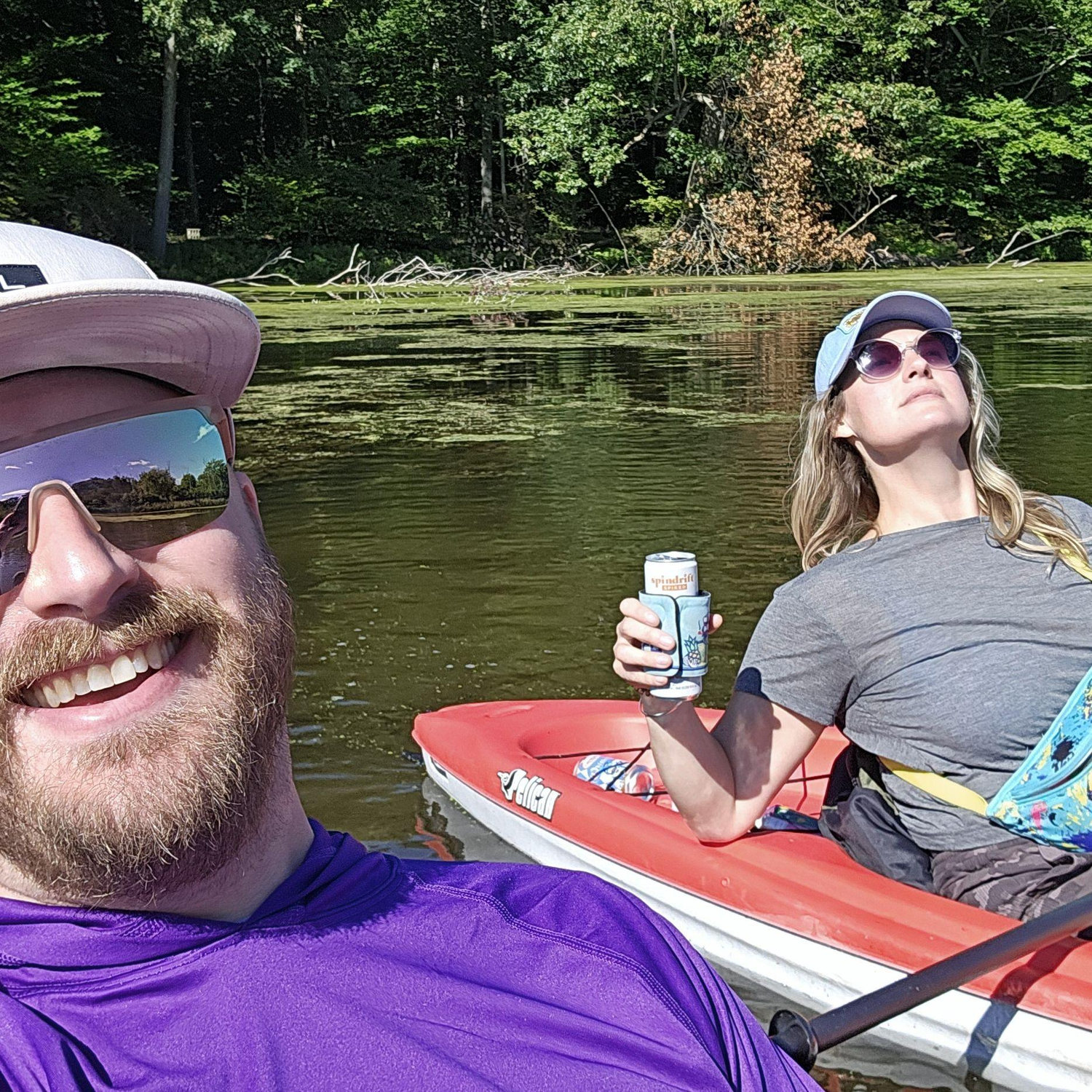 Soaking up the sun on Black Creek