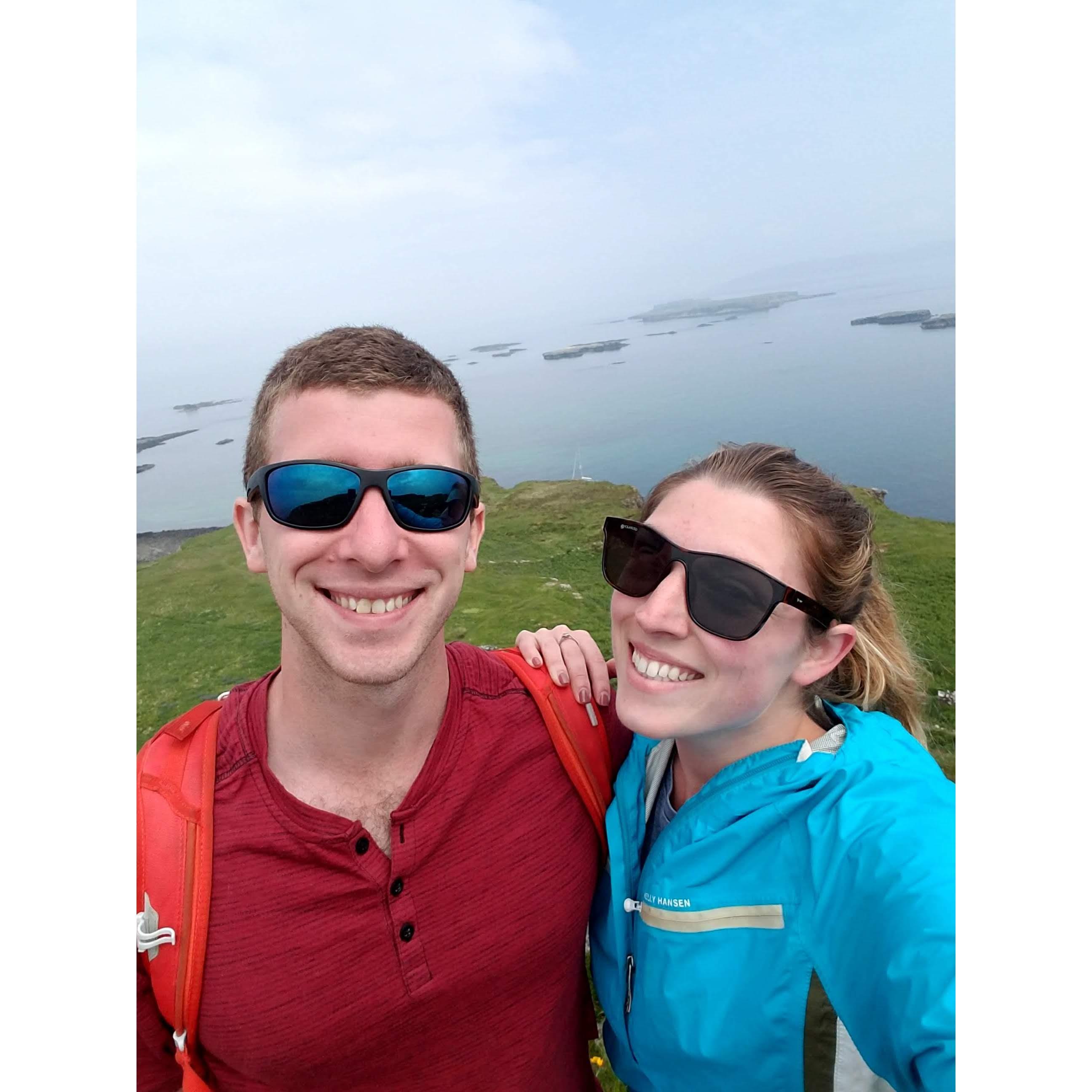 2018, Enjoying calm paradise in Ardnamurchan, Scotland