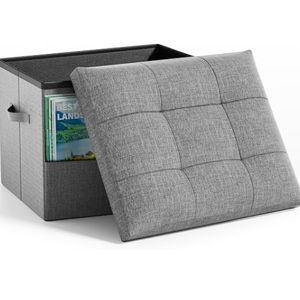 Foldable Foot Rest Stool with Thicker Foam Padded Seat