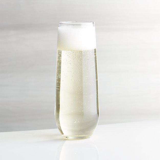 Stemless Flute Glass 9 oz.