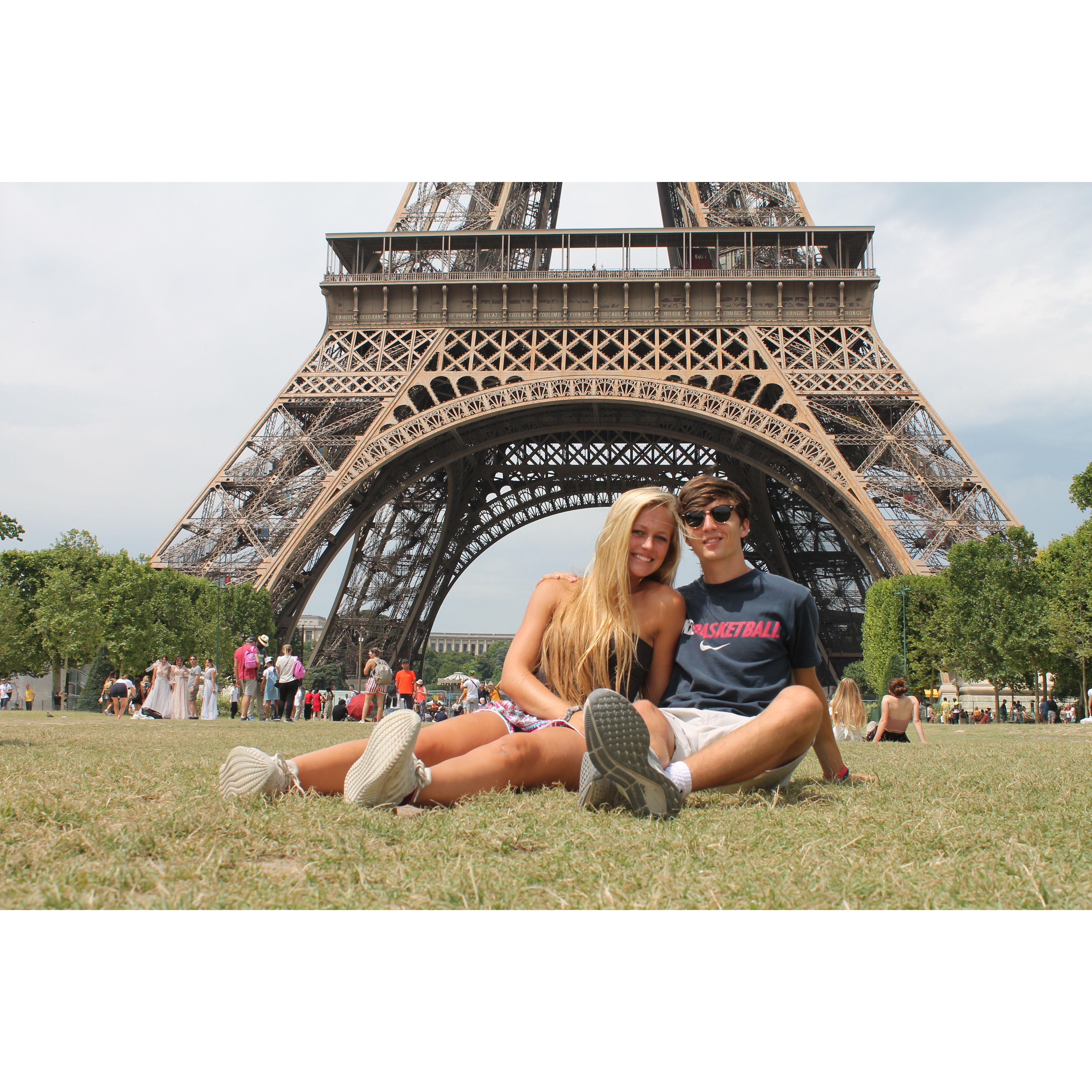 Backpacked Europe together in the Summer of 2019 - saw Barcelona, Prague, Amsterdam, & Paris! Had no money left in Paris and survived on baguettes & wine!