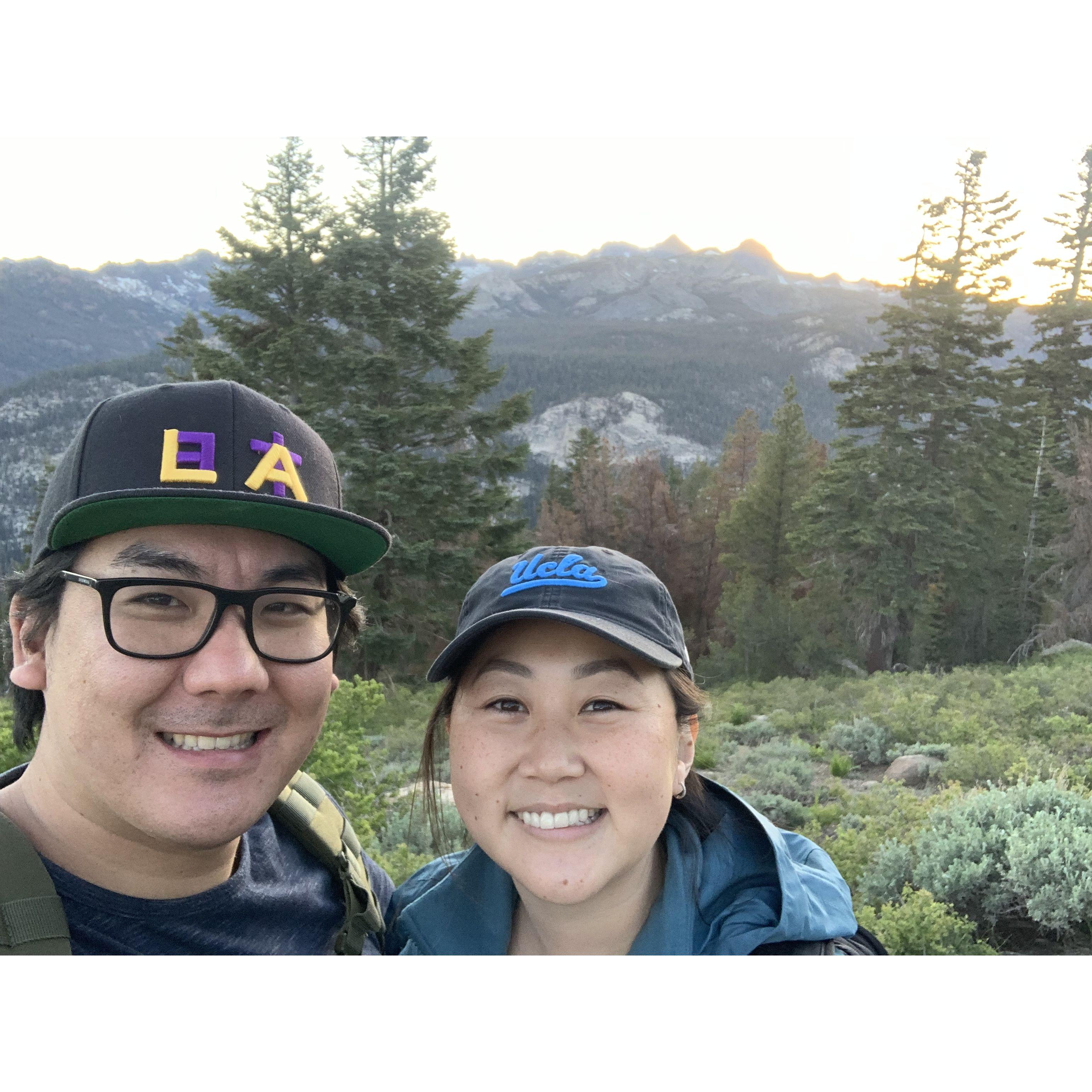 Our first trip to Mammoth (Justin's favorite place in the world)