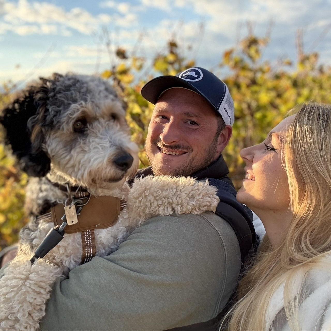 Nala's Finger Lakes vineyard tour was a blast! Seneca Lake, October 2025