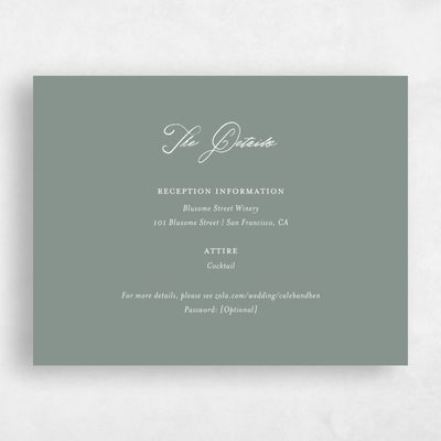 Deep Sage, Green Wedding Enclosure - Imarige