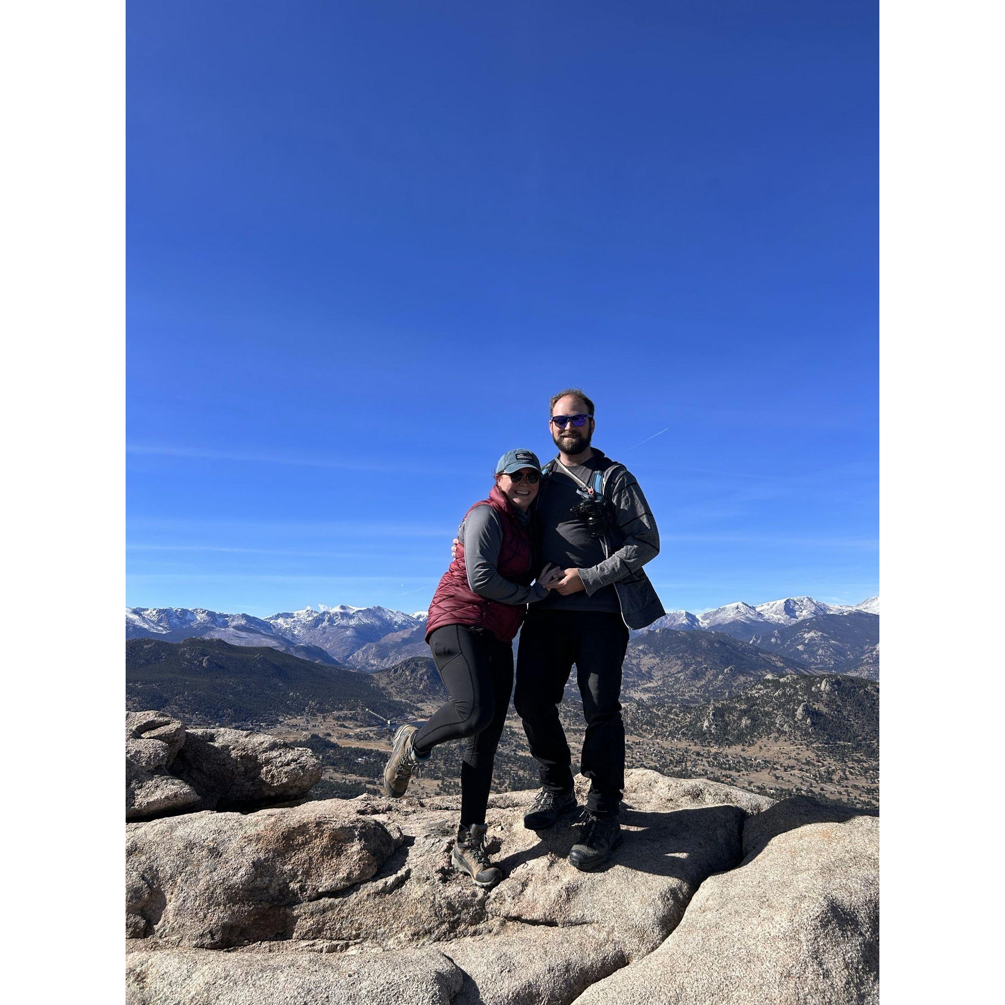 On top of Estes Cone
