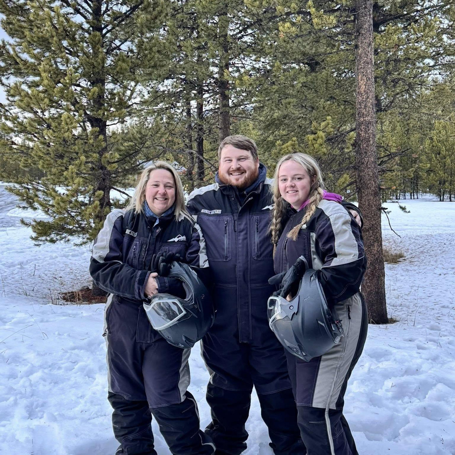 Our first time snowmobiling