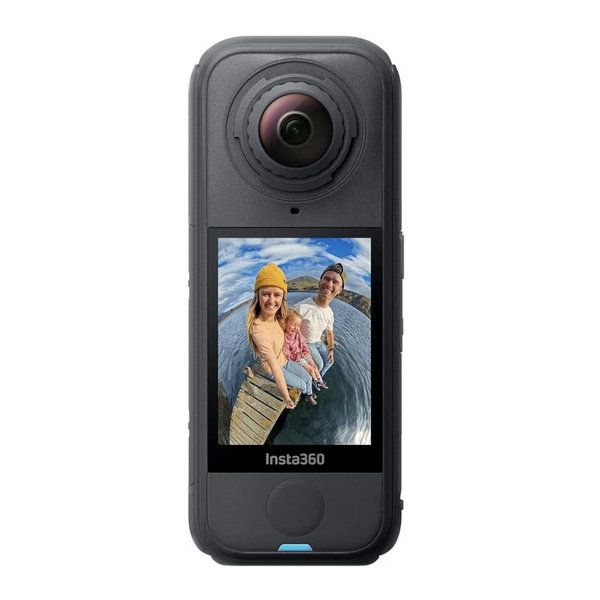 Insta360 X4 Air - Lightweight 165g 8K 360 Camera, Invisible Selfie Stick Effect, Replaceable Lenses, Shoot First & Frame Later, Built-in Wind Guard, FlowState Stabilization, AI-Powered App