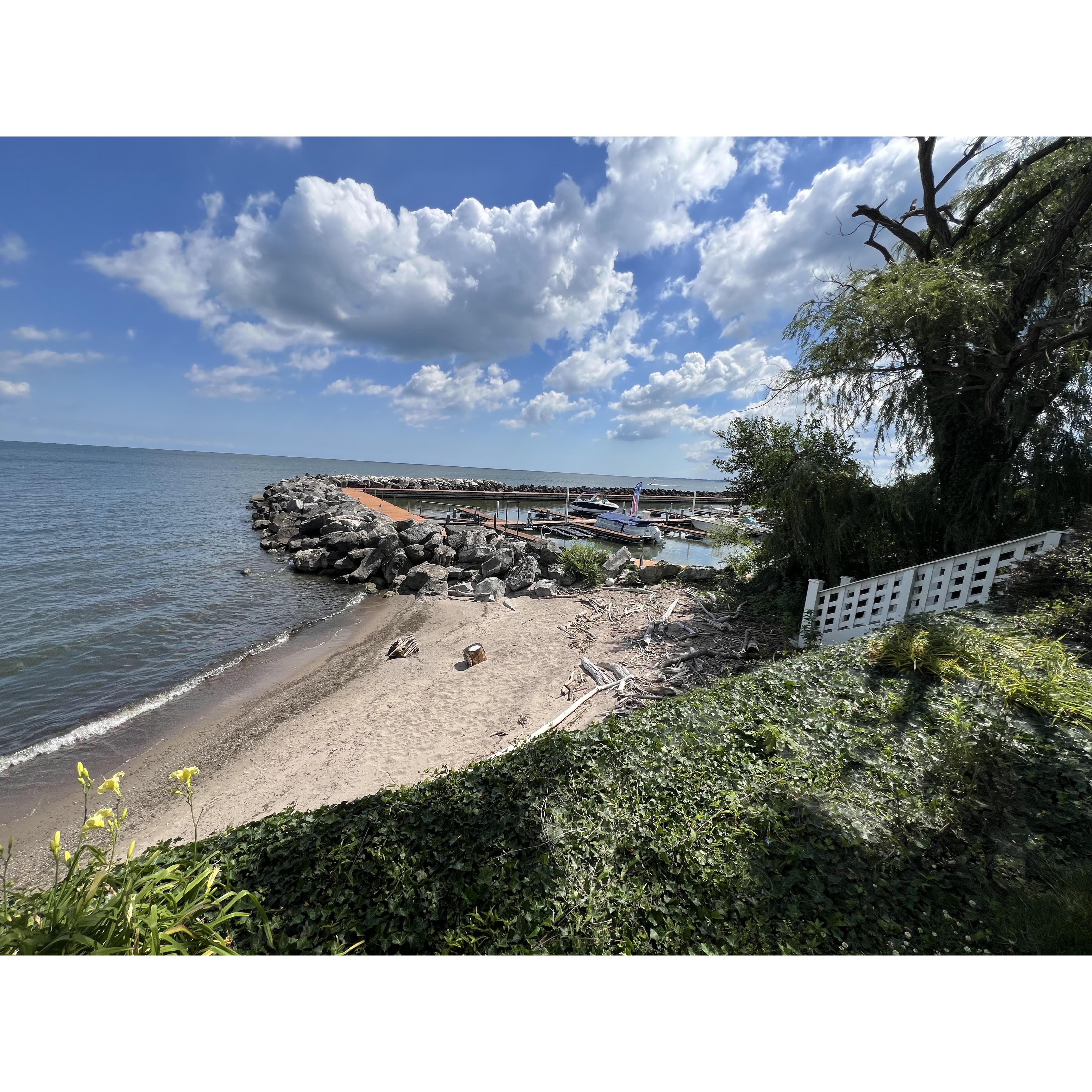 Joe & Becky just purchased and renovated this new property which will be our Reception venue. I'm calling this feature "Dandy's Shore" but the Dandurand's will have final say on that. Lol