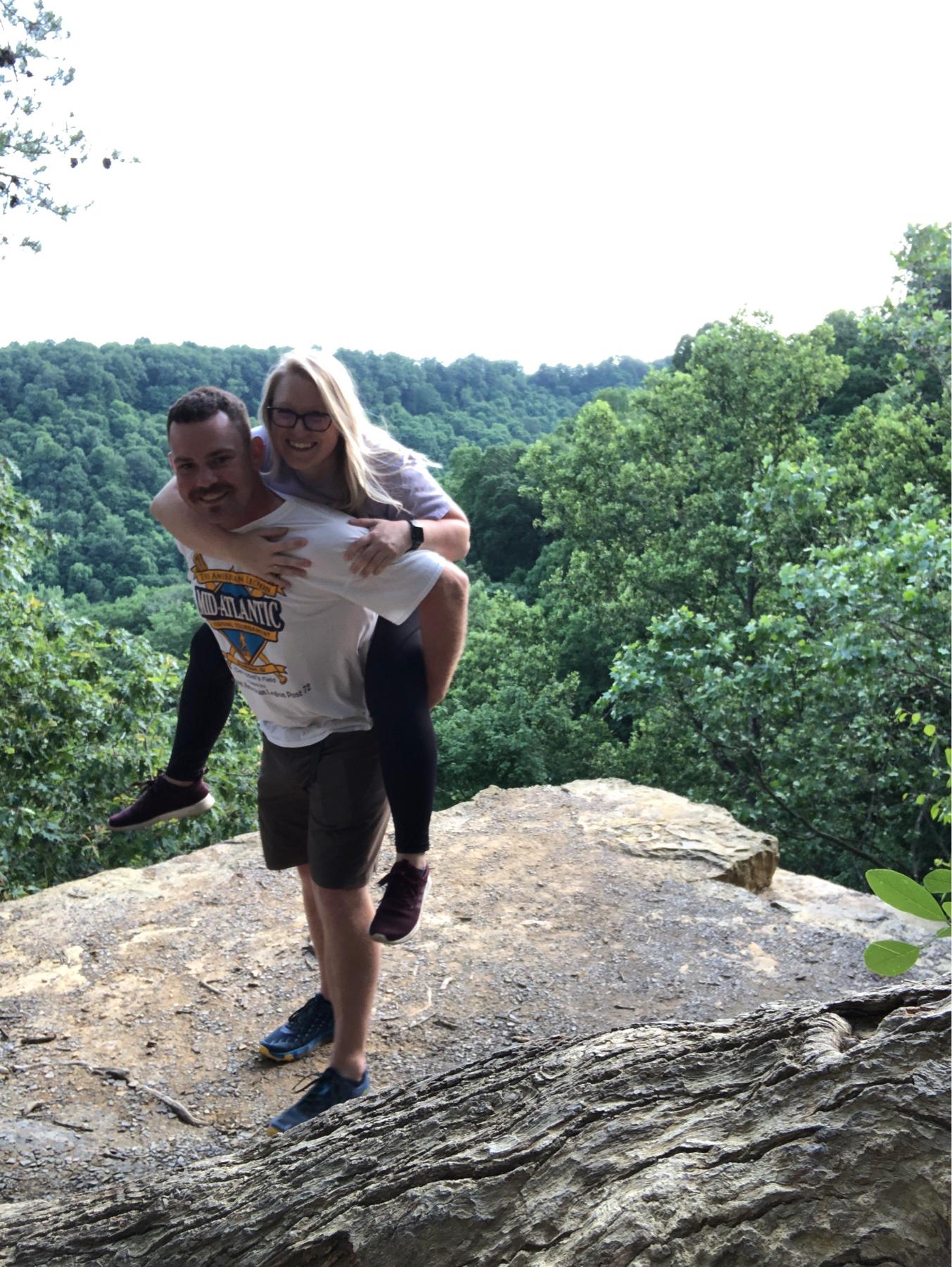 One of our first hikes together