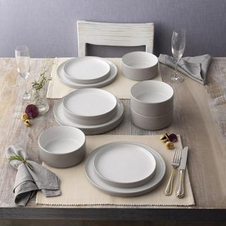 ColorTex 12-Piece Dinnerware Set, Service for 4