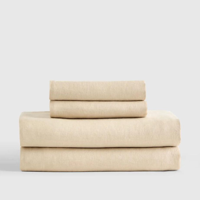 Linen Sheets | Quince “Oat” King