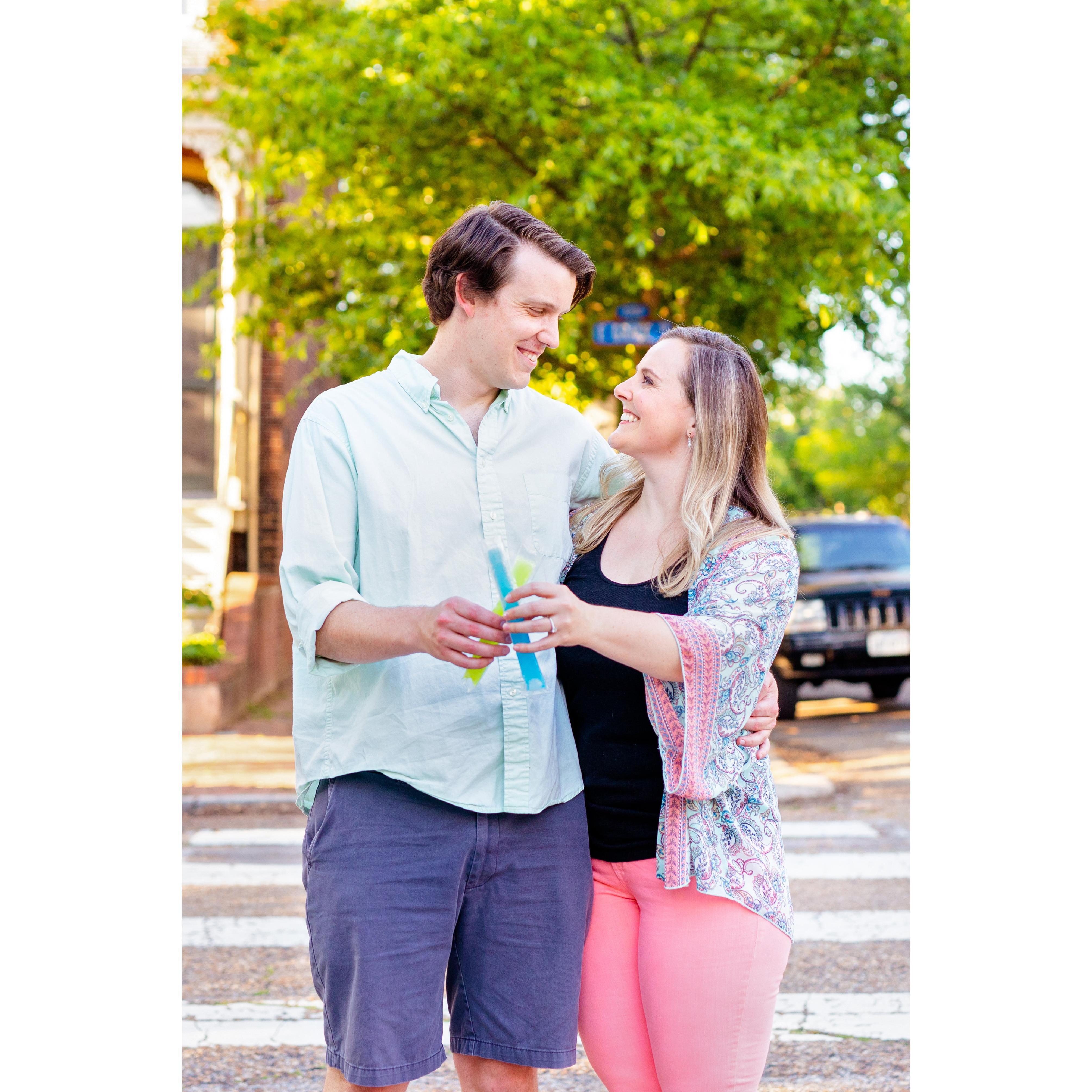 We included popsicles into our engagement photos!
