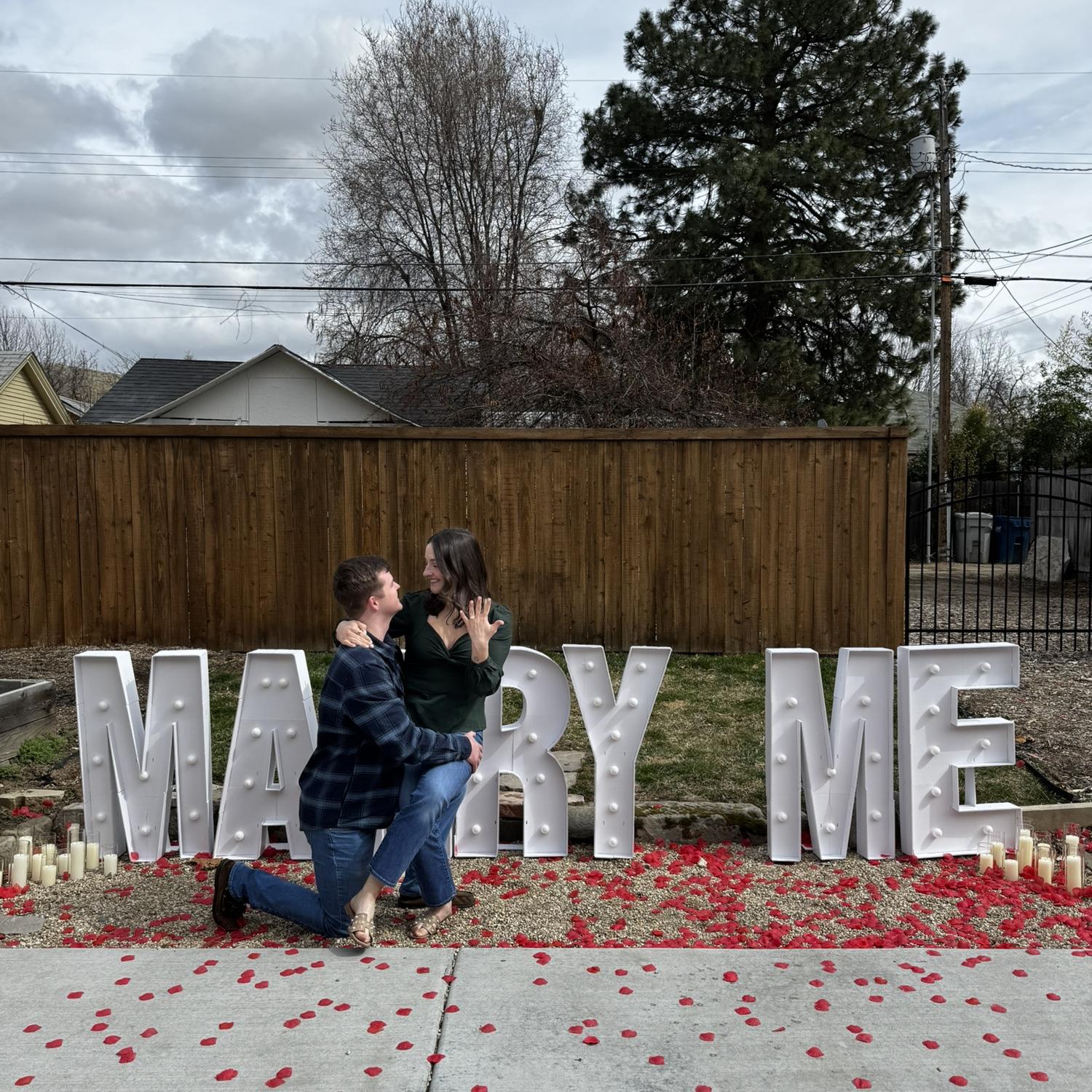 And then finally, on March 21st 2025, Shawn planned the most beautiful proposal beyond my wildest dreams, got down on one knee, and asked me to marry him! What do y’all think I said???👀