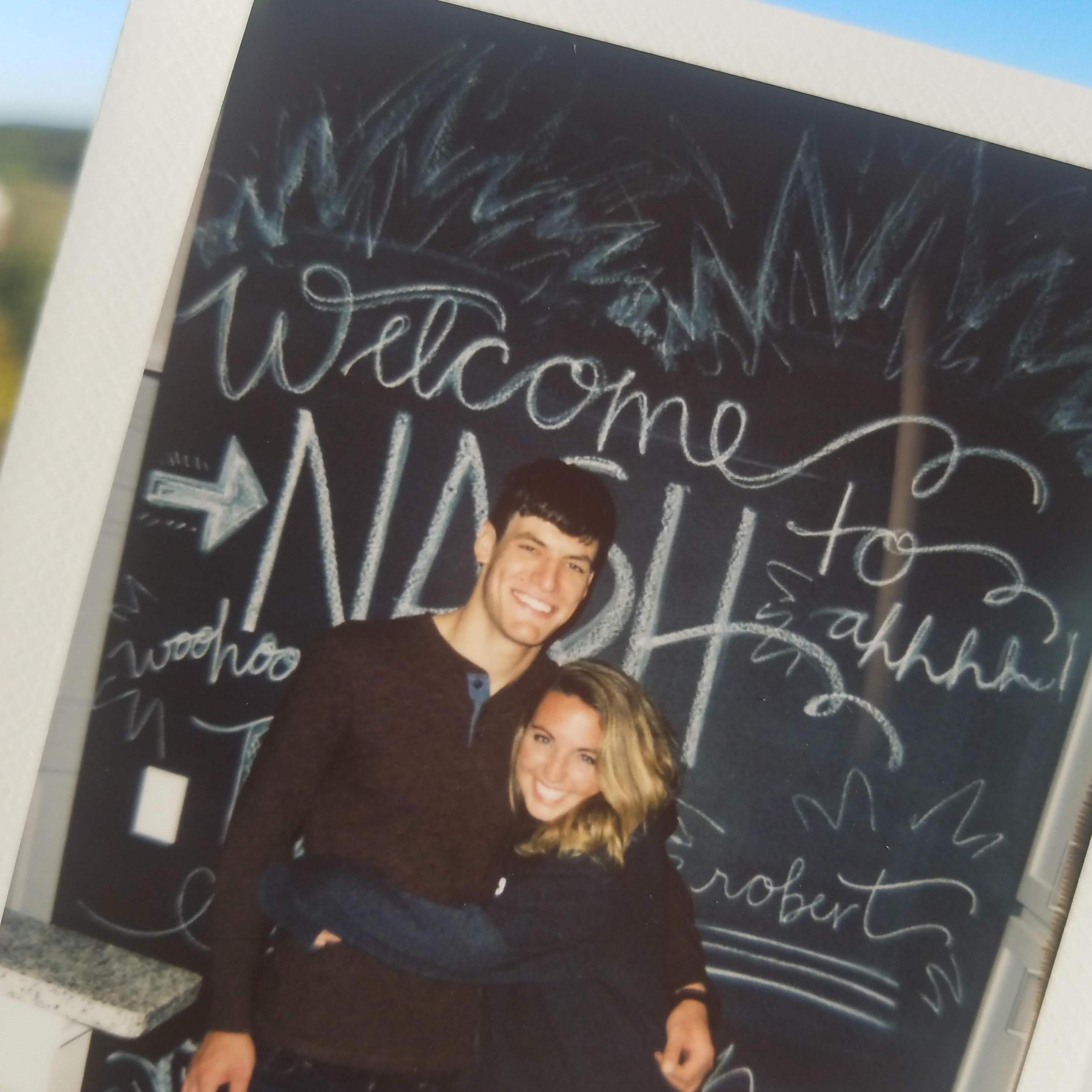 First polaroid when Travis came to Nashville!