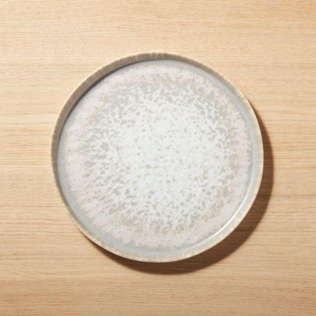 Drift Reactive Grey Salad Plate