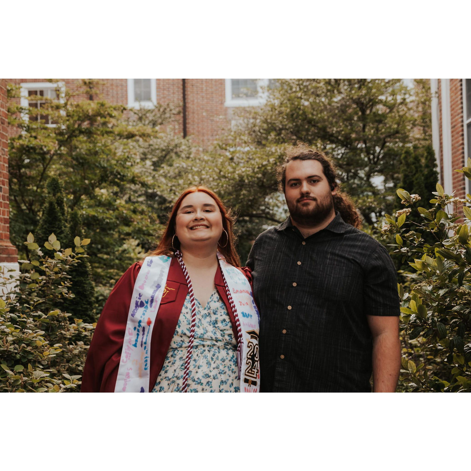 We've been together since High School graduation and even made it to college graduation!