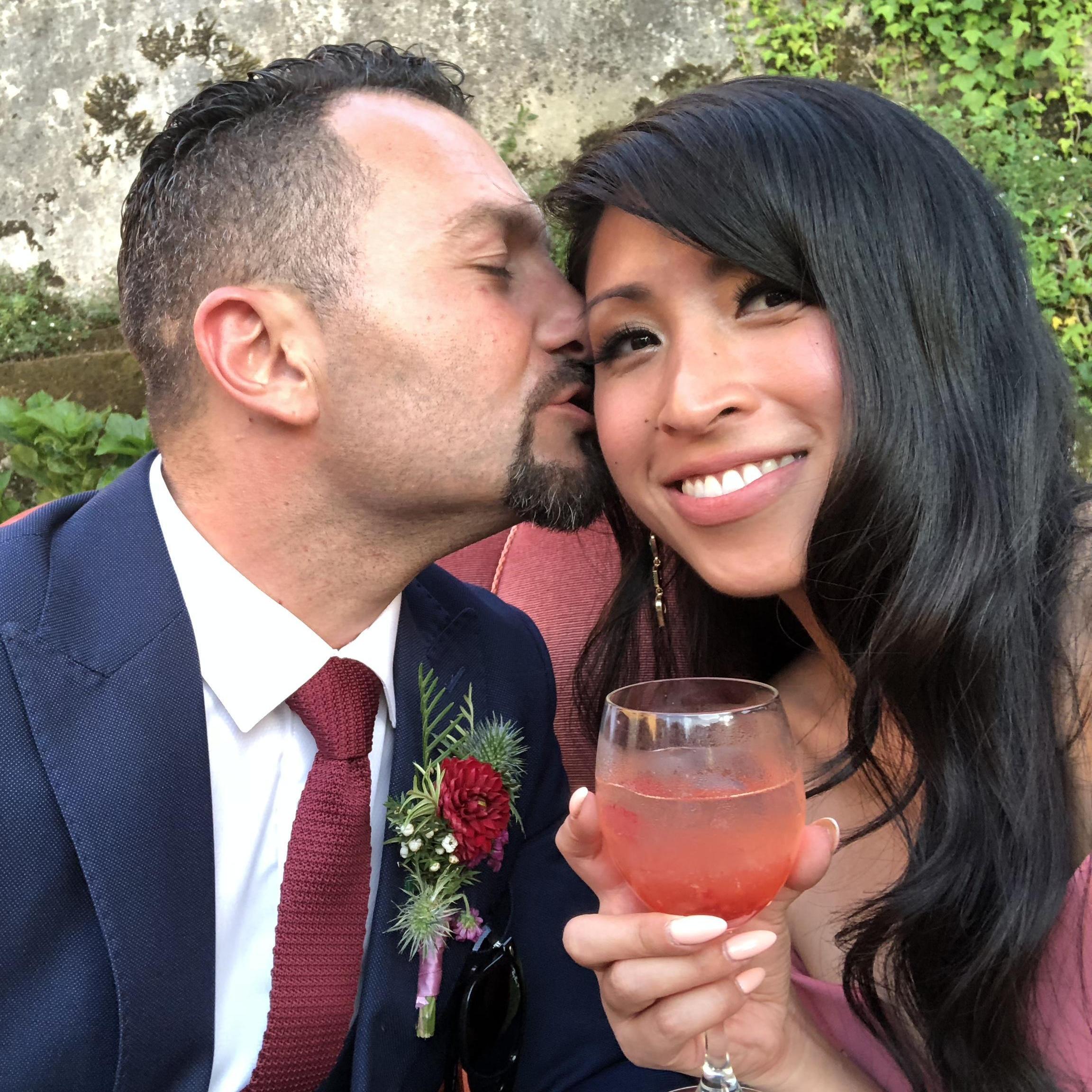 Some more wedding happiness at other people's wedding.