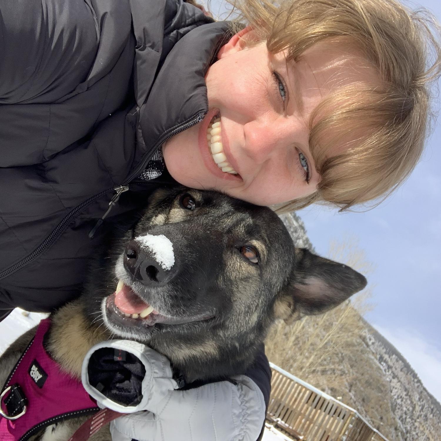 Daphne is a great hiking buddy! March 2022