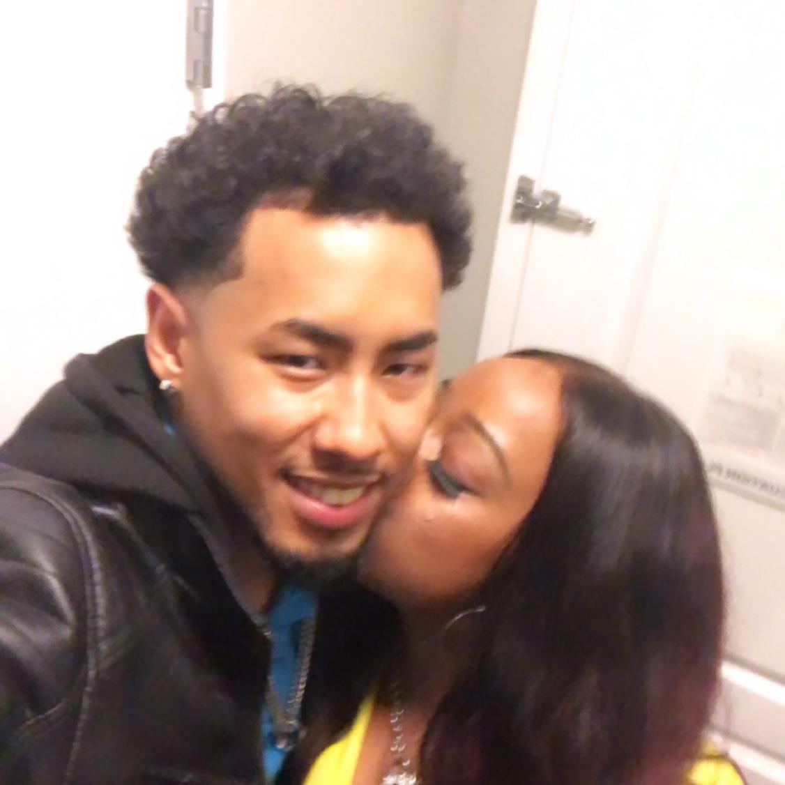 This was our first Valentine's Day together in 2020! We'll never forget the day, Corey and Kris helped Allona decorate the room for me; it was something I'd never experienced before.