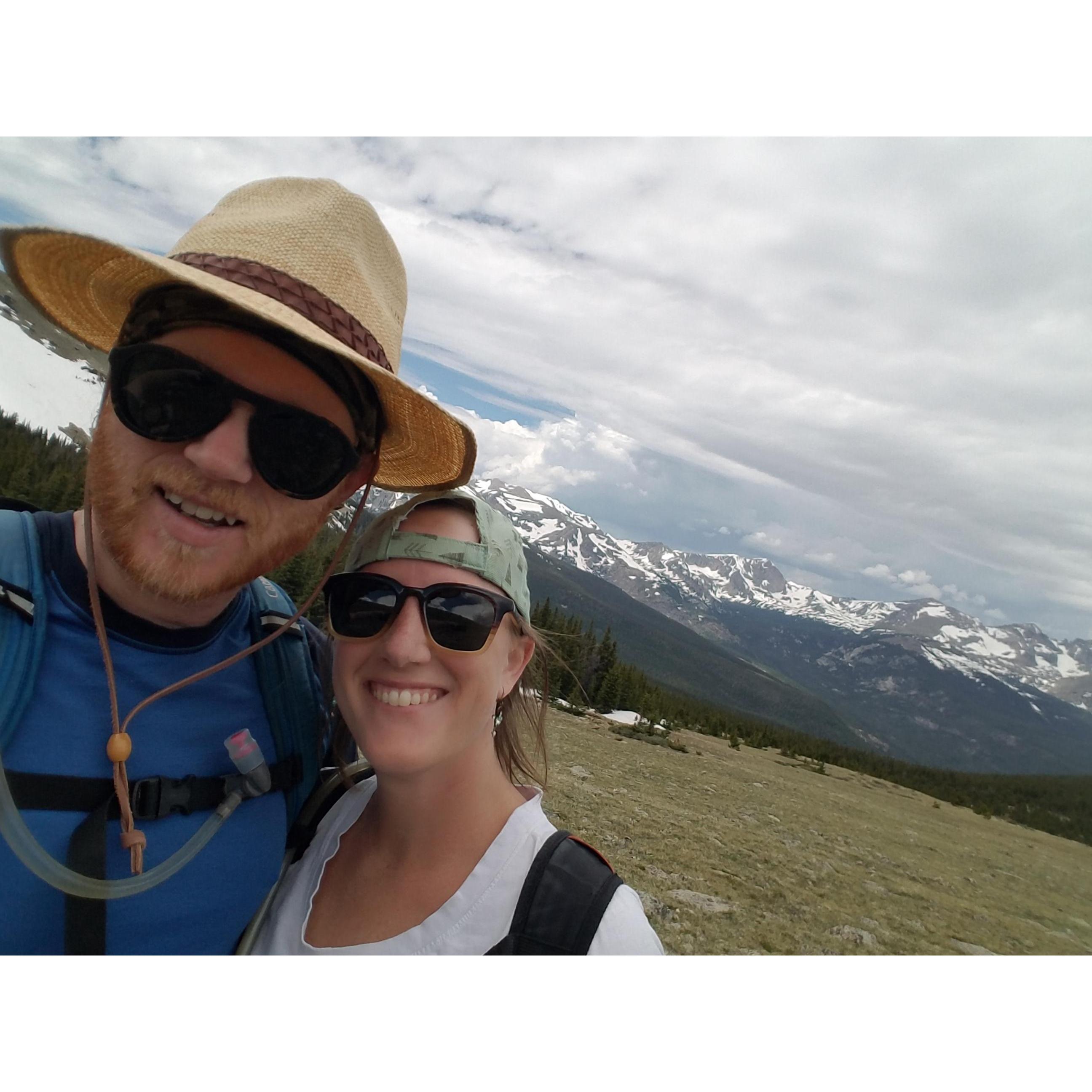 Hiking in Colorado, summer 2019