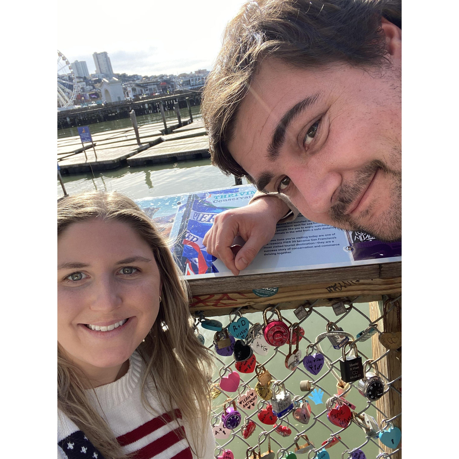 San Francisco. Find our lock if you visit