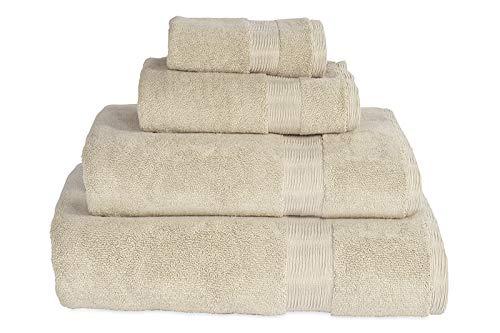 DKNY Mercer Cotton Hand Towel Stone, 18" W x 28" L