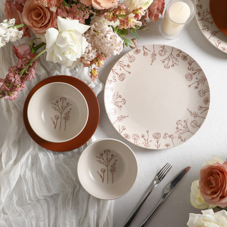 Stone Lain, Camelia 12-Piece Dinnerware Set, Service for 4 | Zola