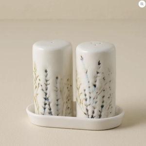Pressed Floral Salt & Pepper Set