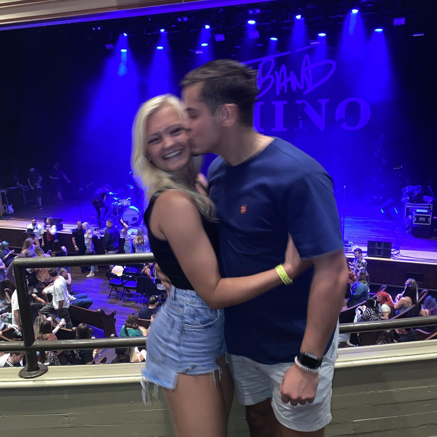 First concert together was to see The Band Camino! & still one of our favorite things to do together 8.31.2021