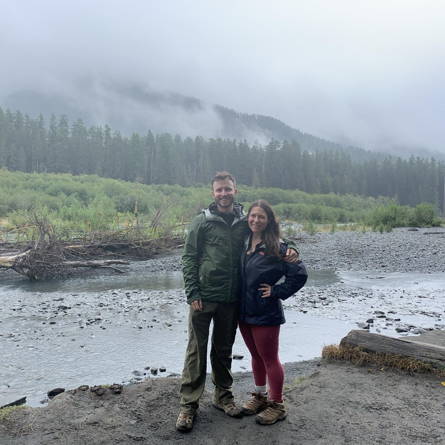 Our first trip together to Washington State.