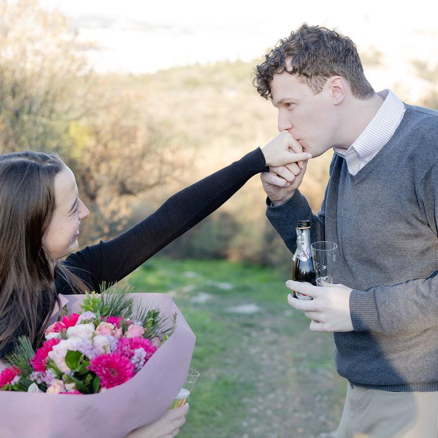 Photos from our engagement in Greece!