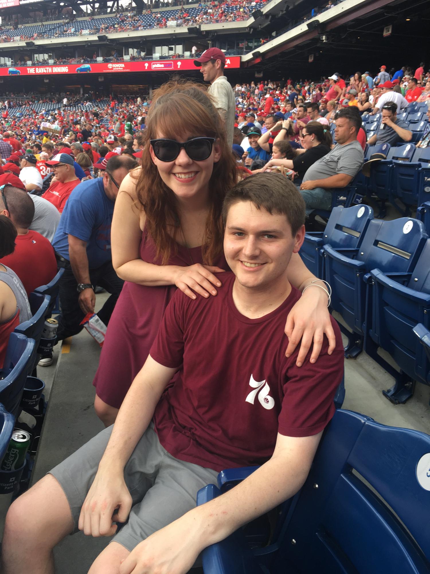 Megan’s first Phillies game