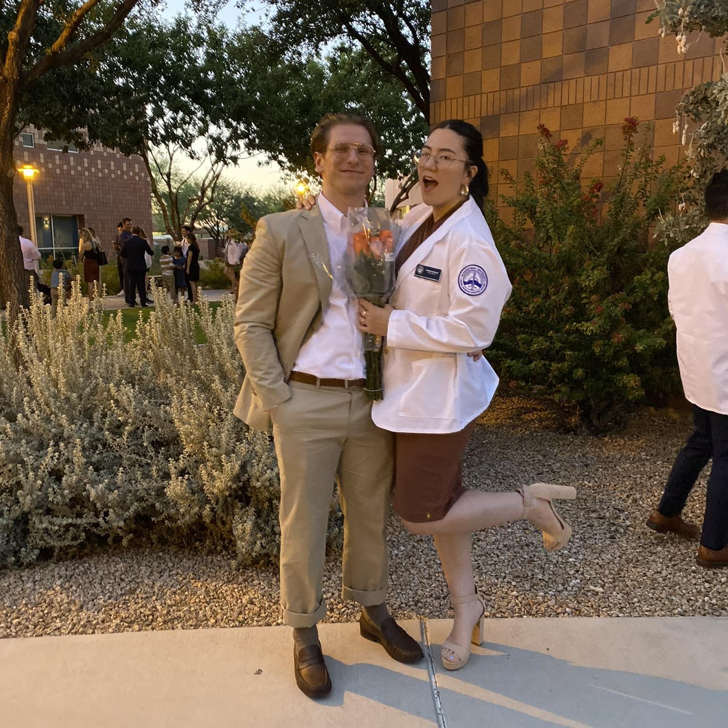 Heather's white coat ceremony!!