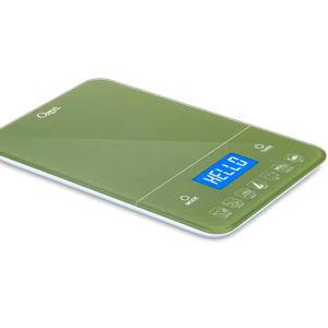 Touch III 22 lbs. (10 kg) Digital Kitchen Scale with Calorie Counter in Tempered Glass