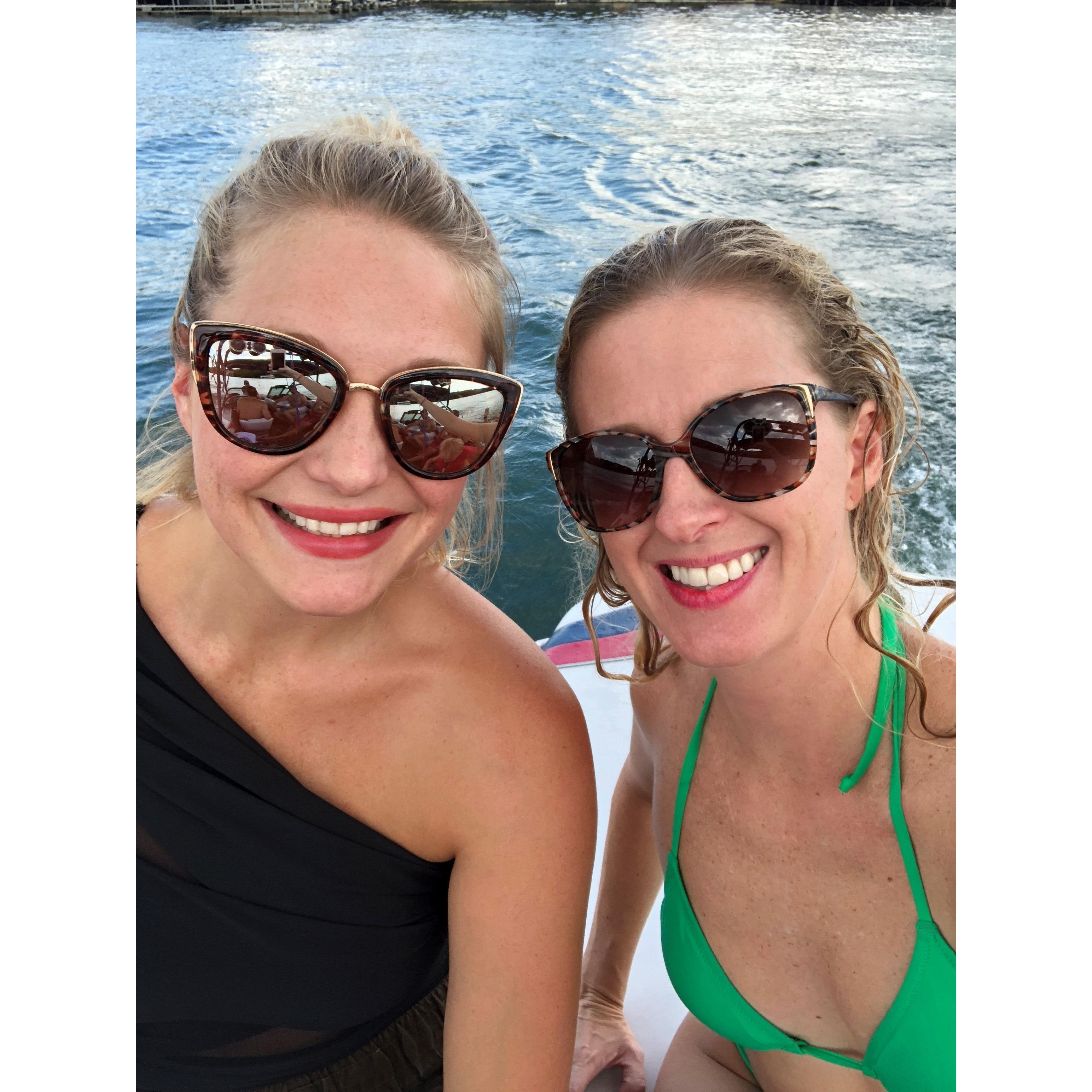 Haley & Sunny on Lake Austin, Summer 2018