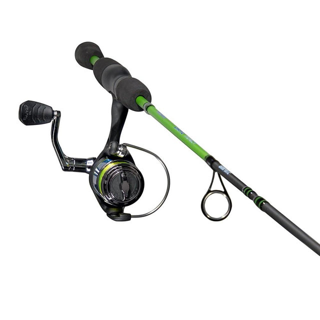 Lew's Crappie Thunder Spinning Reel and Fishing Rod Combo, 2-Piece IM6 Graphite Blank, Right or Left-Hand Retrieve