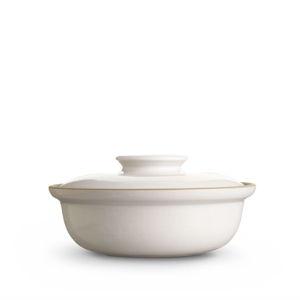 Medium Covered Serving Dish - Opaque White