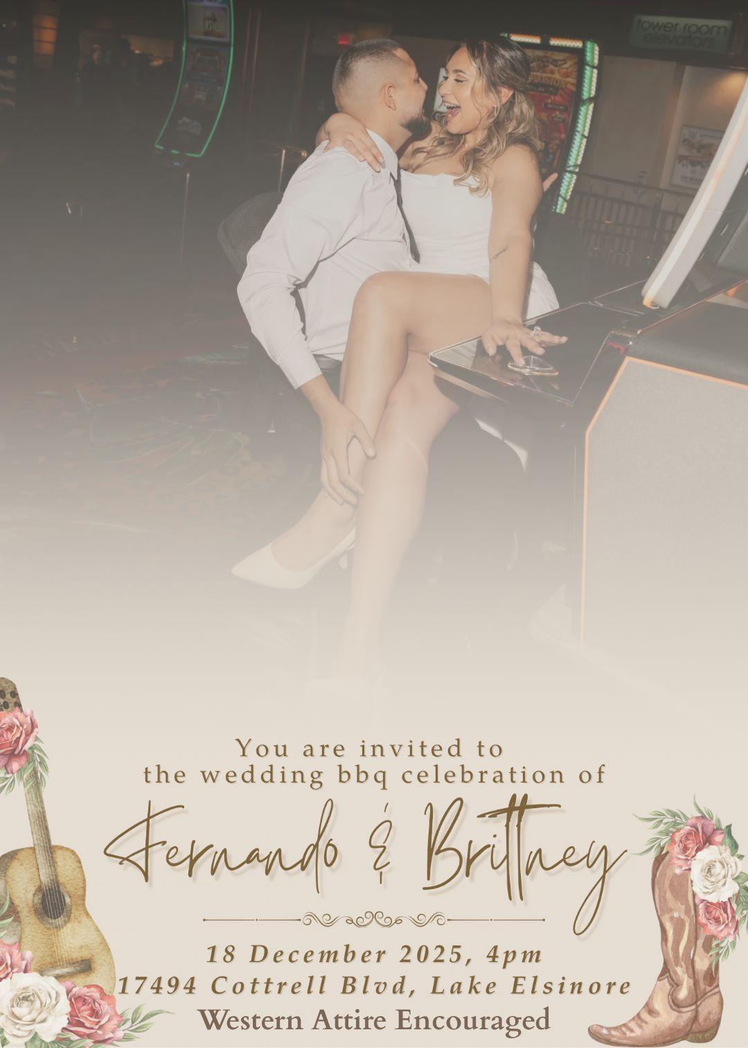 The Wedding Website of Brittney A. Castellano and Fernando Granados Jr.