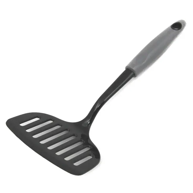 Chef Craft 12" Select Nylon Jumbo Wide Slotted Turner Spatula Grey 1-pack