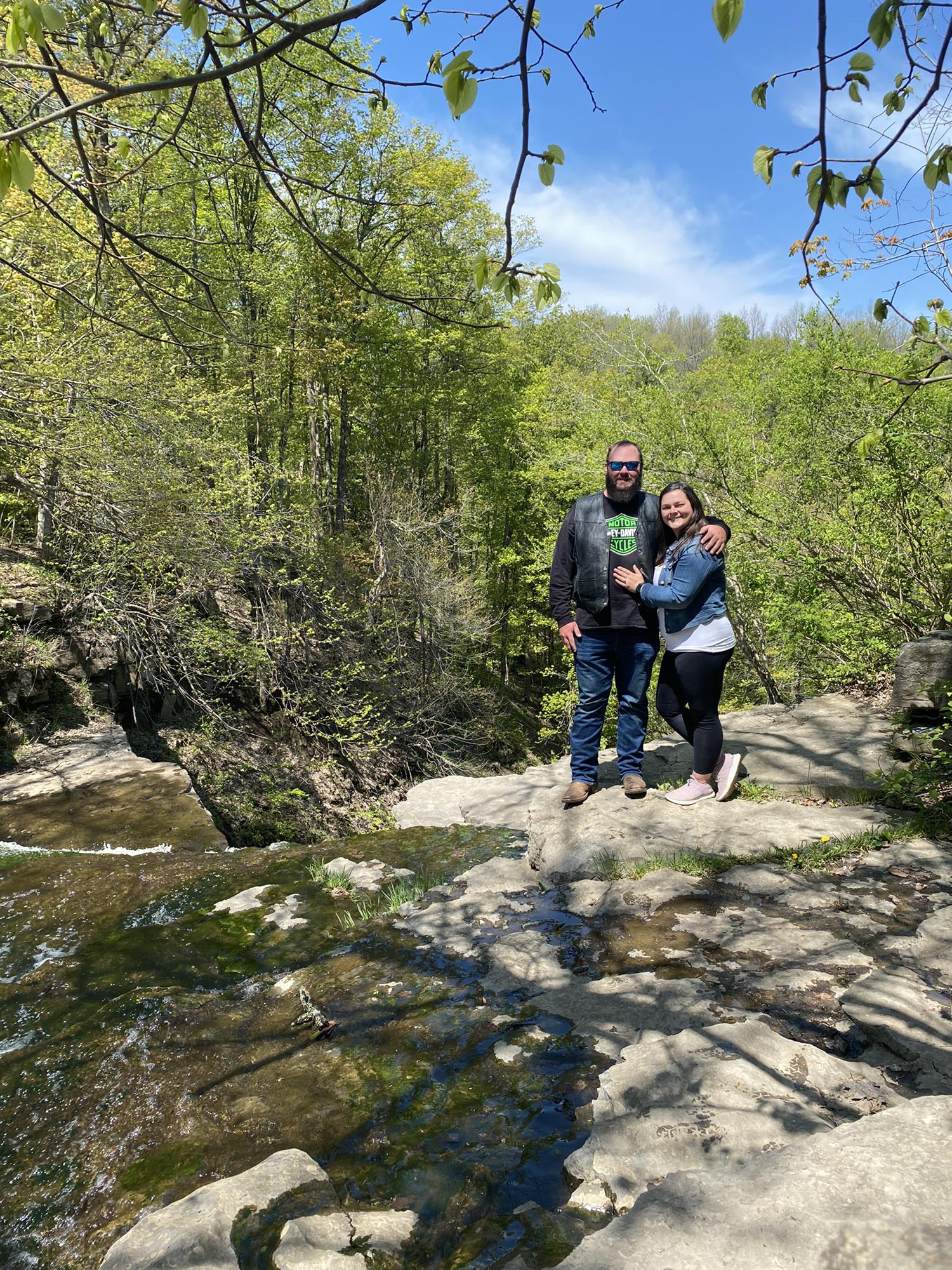 Where we got engaged!