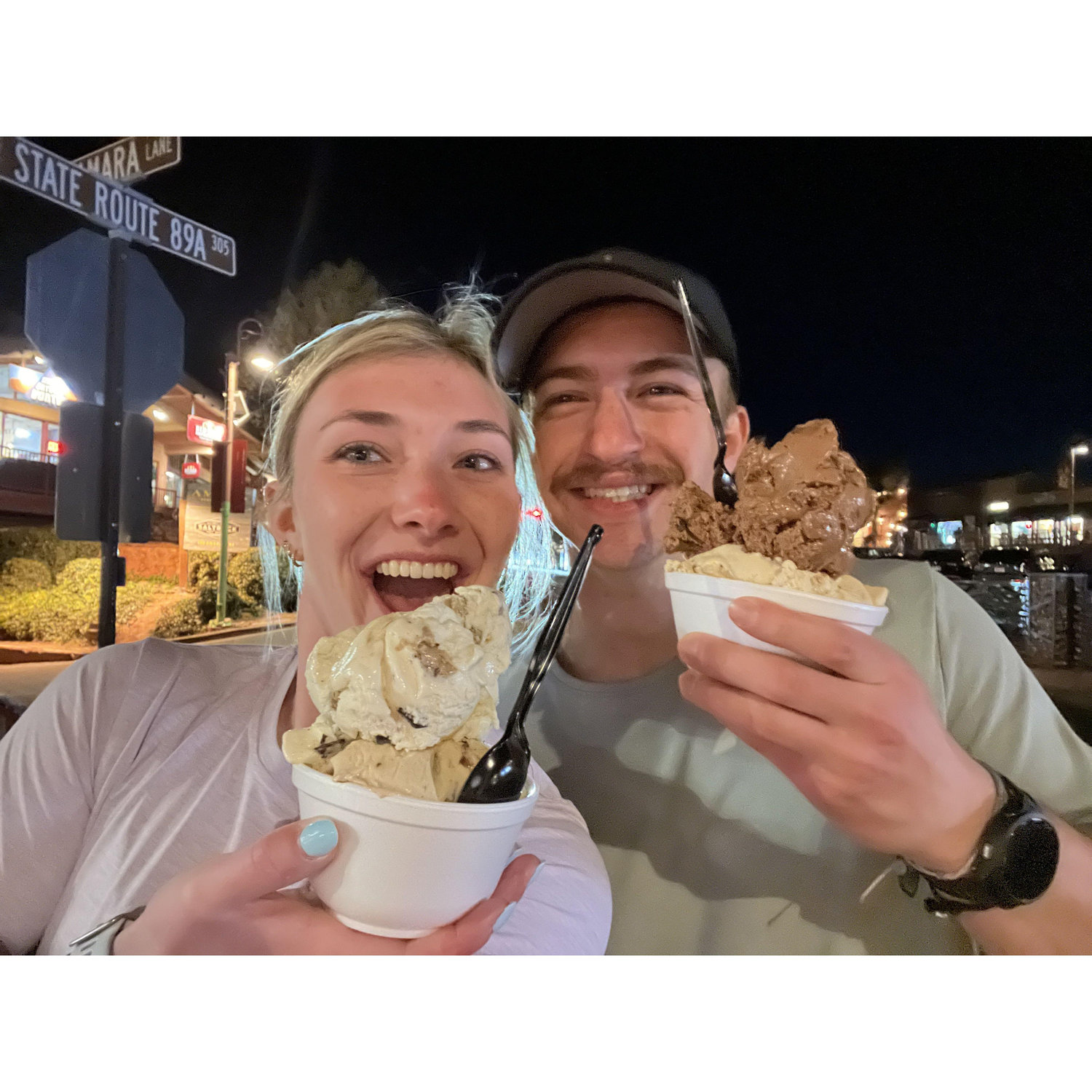 Ice cream in Arizona is huge!