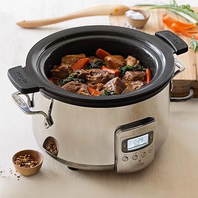 All-Clad Deluxe Slow Cooker with Cast-Aluminum Insert, 4-Qt.