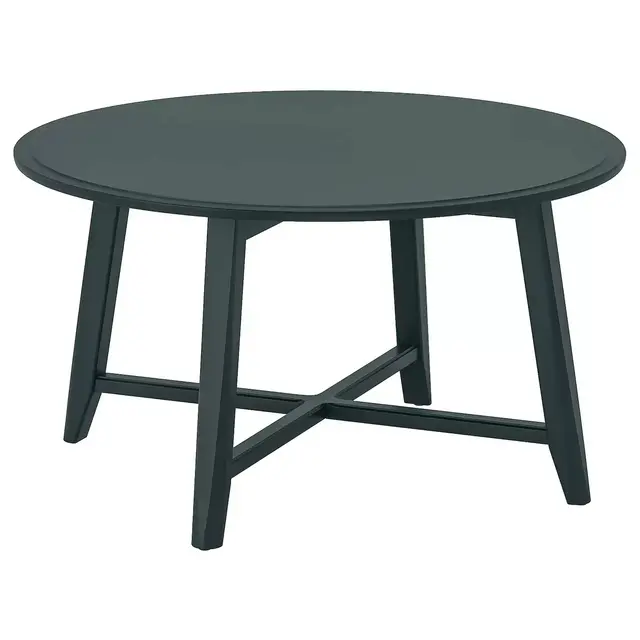 KRAGSTA Coffee table, dark blue-green