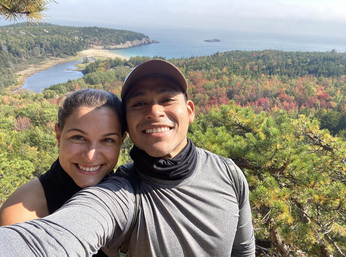Stef's first hiking trip.