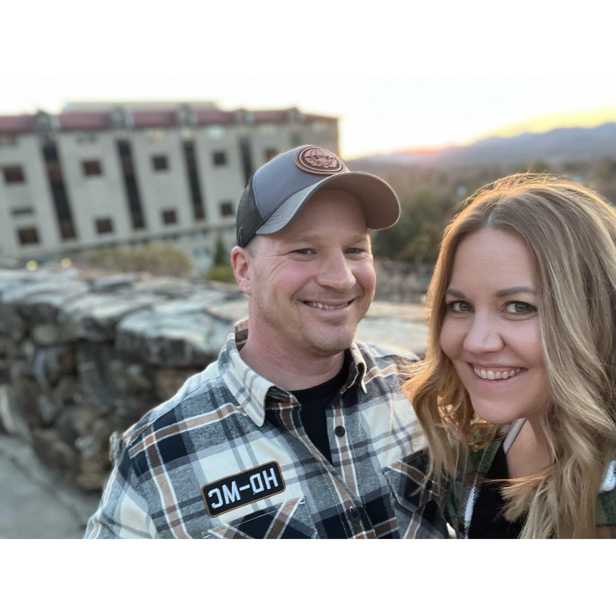 Our first weekend trip together to Asheville, NC